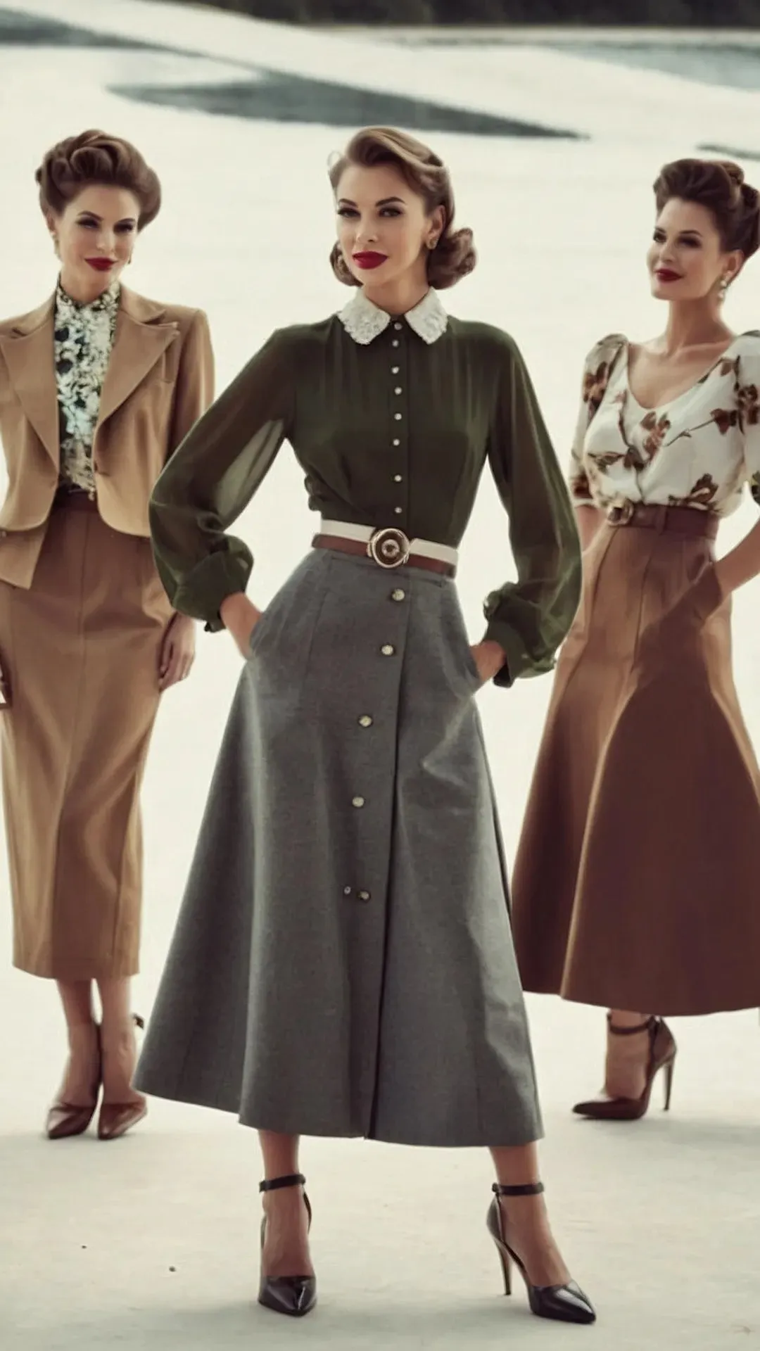 Vintage Vibes: Exploring 20 Stylish Retro Looks for Women**  
**
