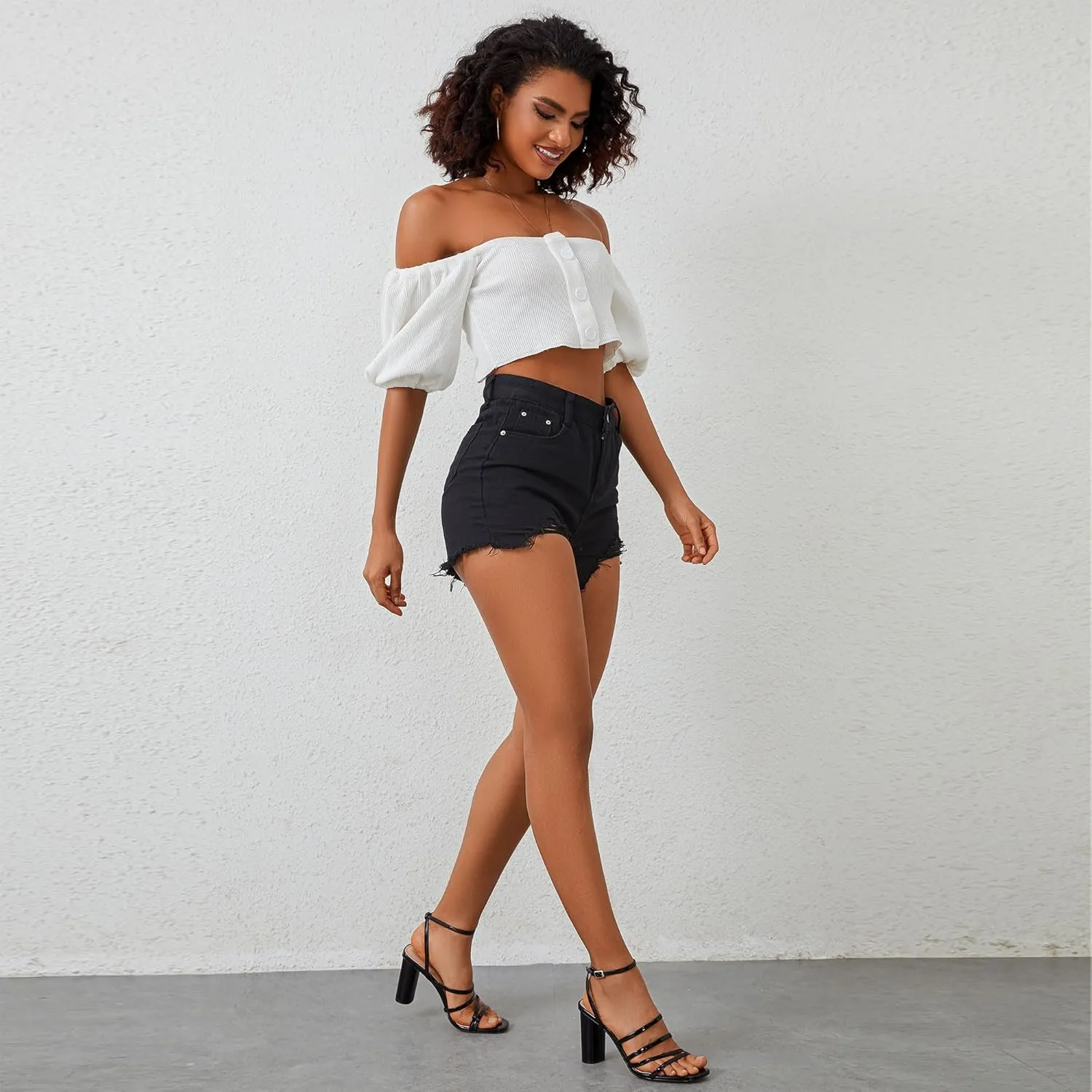 Women Heeled Sandals Square Open Toe Block High Heels Strappy Chunky Heels Ankle Strap Sandals Comfort Dress Party Prom Shoes