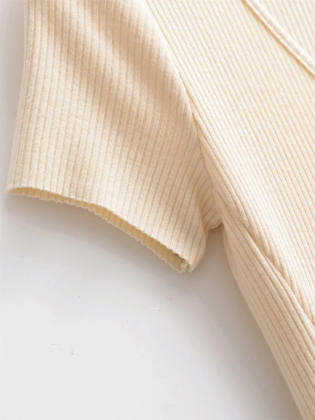 Women V Neck Short Sleeve Solid Knitted Dress Skinny Slim Fit Waist A-Lined Swing Long Dresses Robe