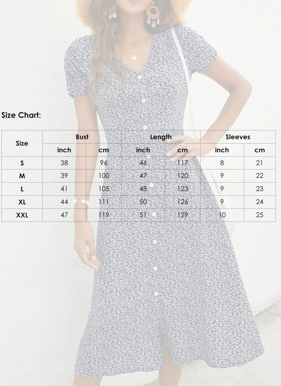Women's 2025 Summer V-Neck Short Sleeve Mini Dresses Print Slim Fit A Line Swing Hem Daily Commute Dress with Buttons