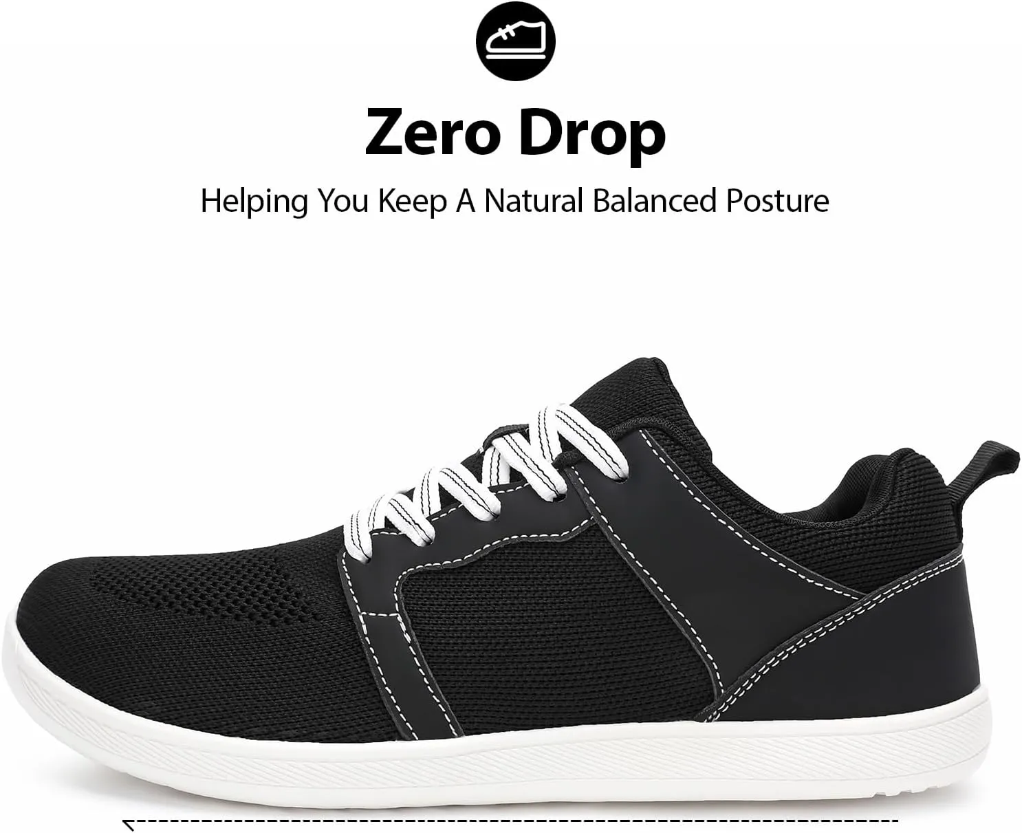 Womens Barefoot Shoes Wide Toe Walking Shoes Minimalist Zero Drop Shoes Breathable Trail Running Sneakers