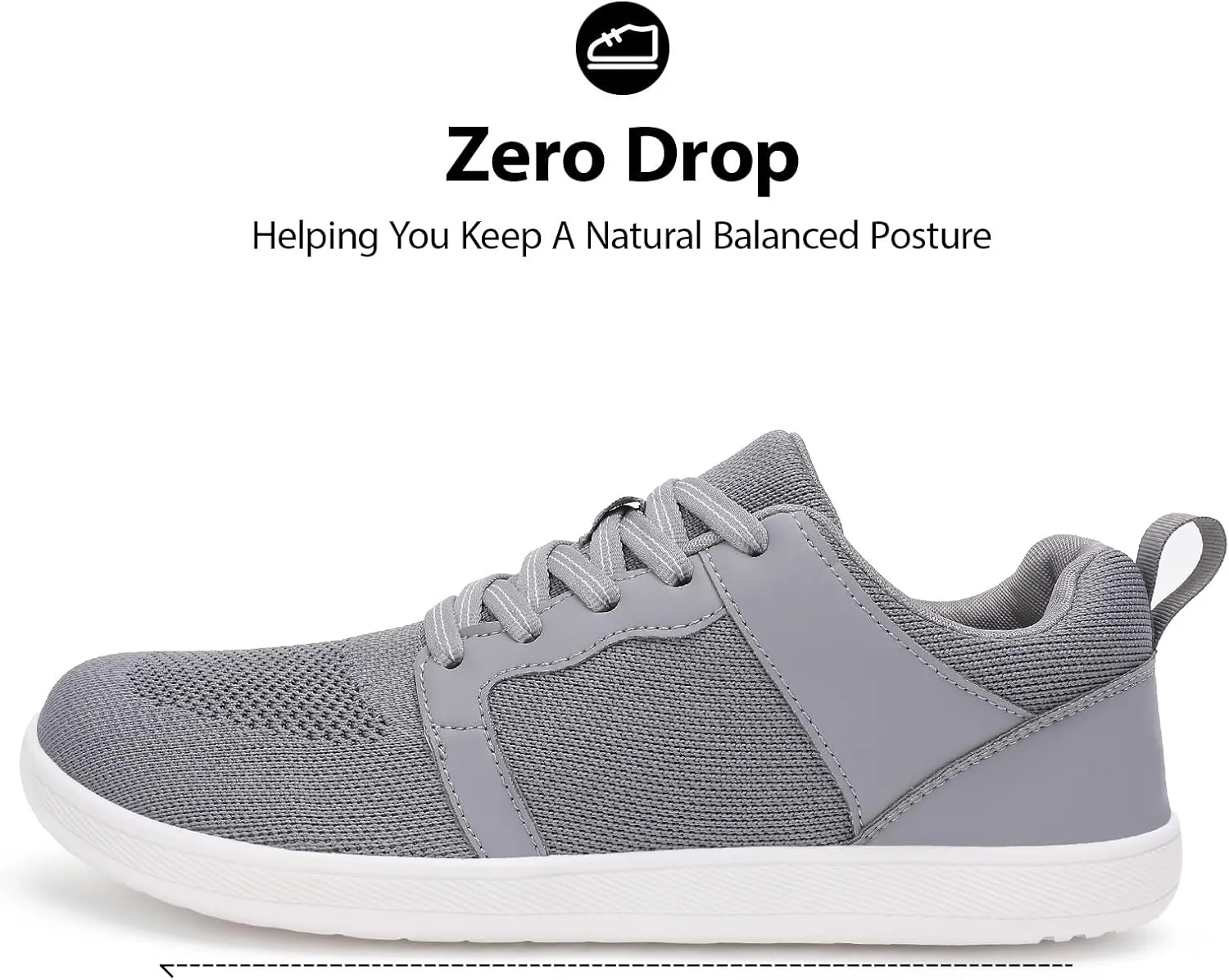Womens Barefoot Shoes Wide Toe Walking Shoes Minimalist Zero Drop Shoes Breathable Trail Running Sneakers