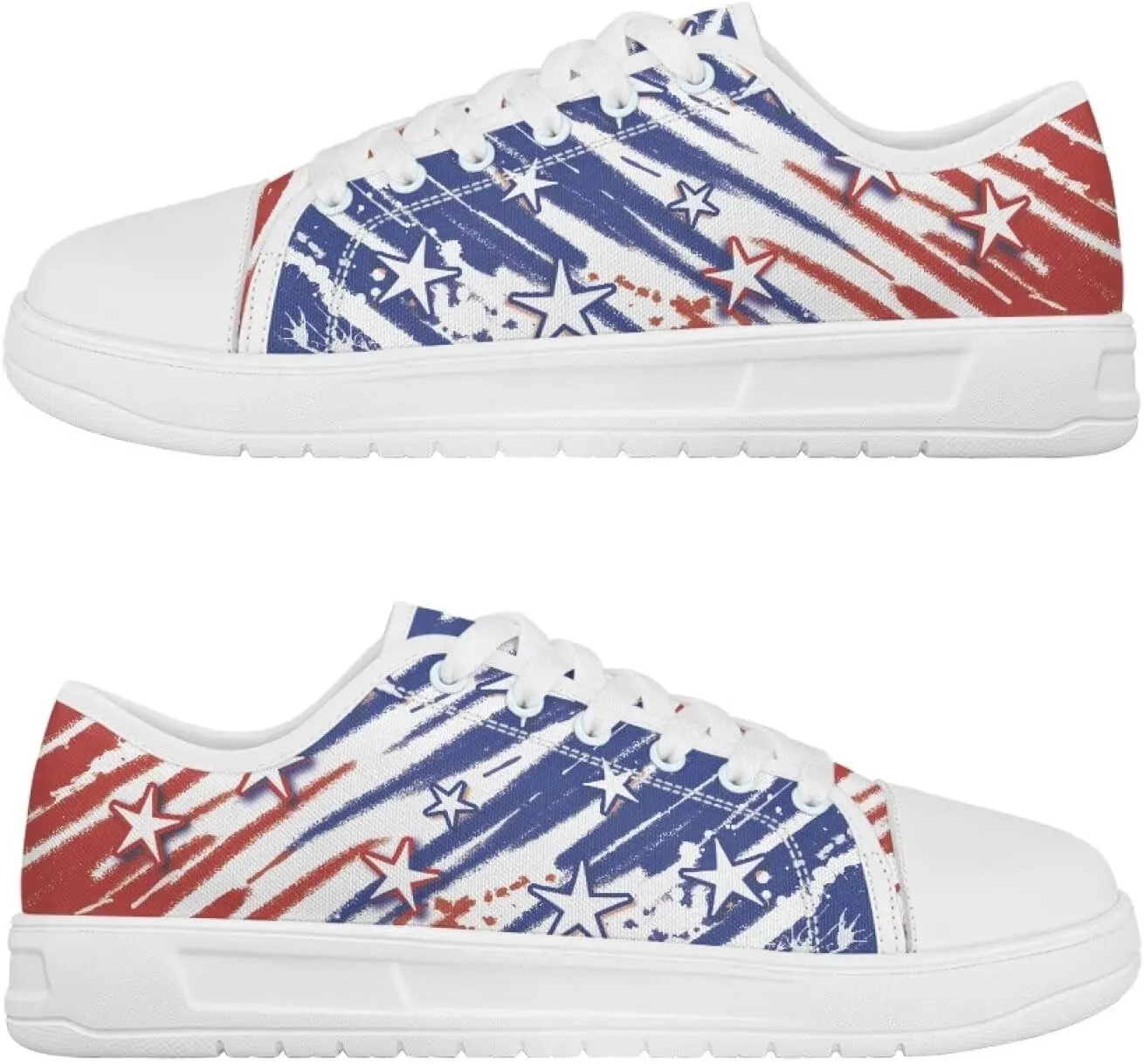 Womens Canvas Sneakers Lightweight Lace Up Fashion Comfortable Canvas Shoes Low Top Slip On Casual Tennis Walking Footwear