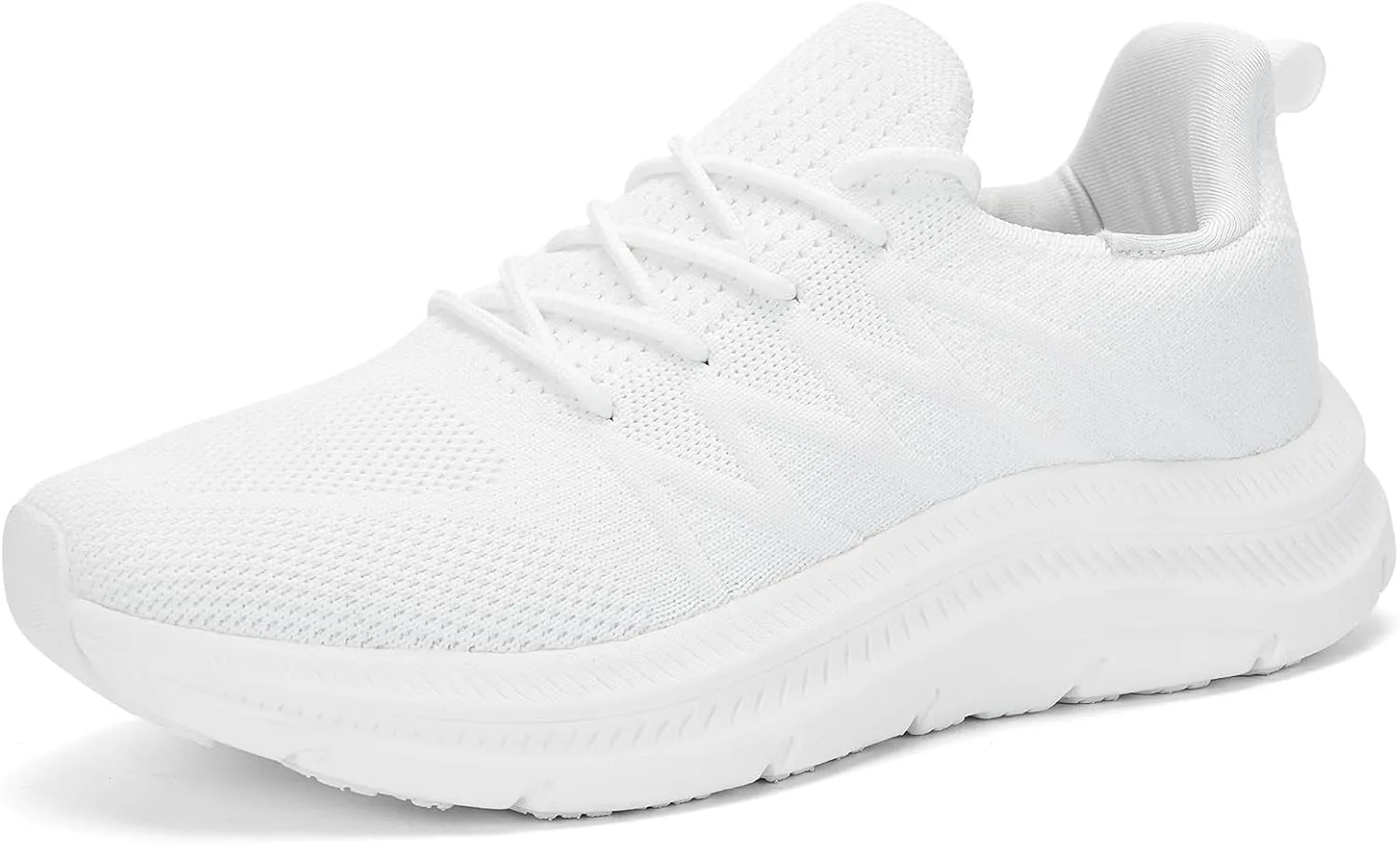 Women's Cushioning Running Shoes - Slip on Memory Foam Comfortable Walking Tennis Sneakers Ladies Athletic Gym Workout Sport Jogging Shoe Lightweight