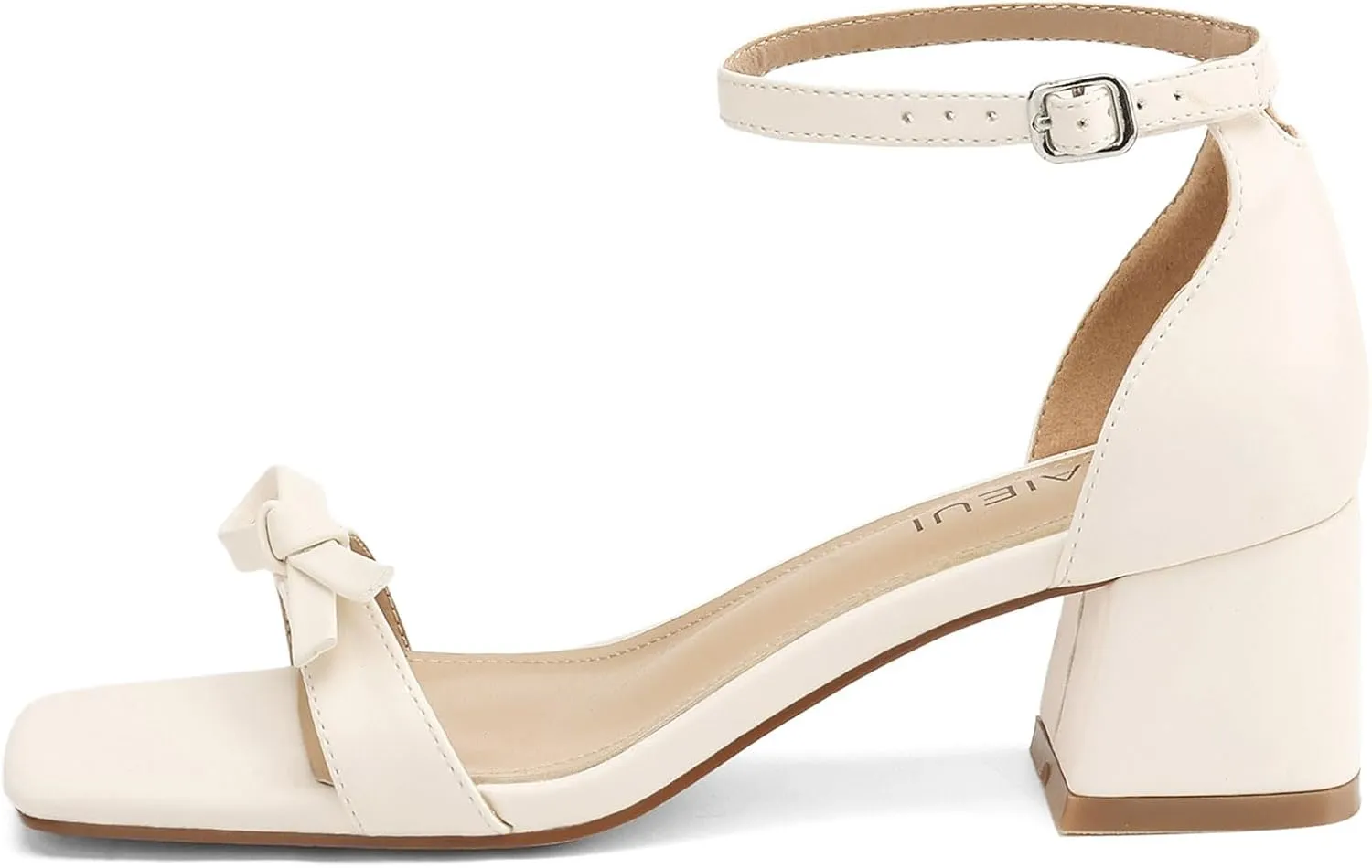 Women's Heeled Sandals Strappy Low Block Heels Chunky for Women Comfortable Ankle Strap Open Toe Party Wedding Dress Shoes for Women Dressy