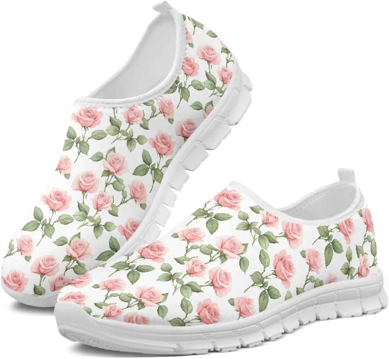 Women's Hiking Exercise Running Sneaker Casual Cozy Low-Top Yoga Workout Shoes Non-Slip Slip-On Lightweight Sneaker for Women US 5.5-11.5