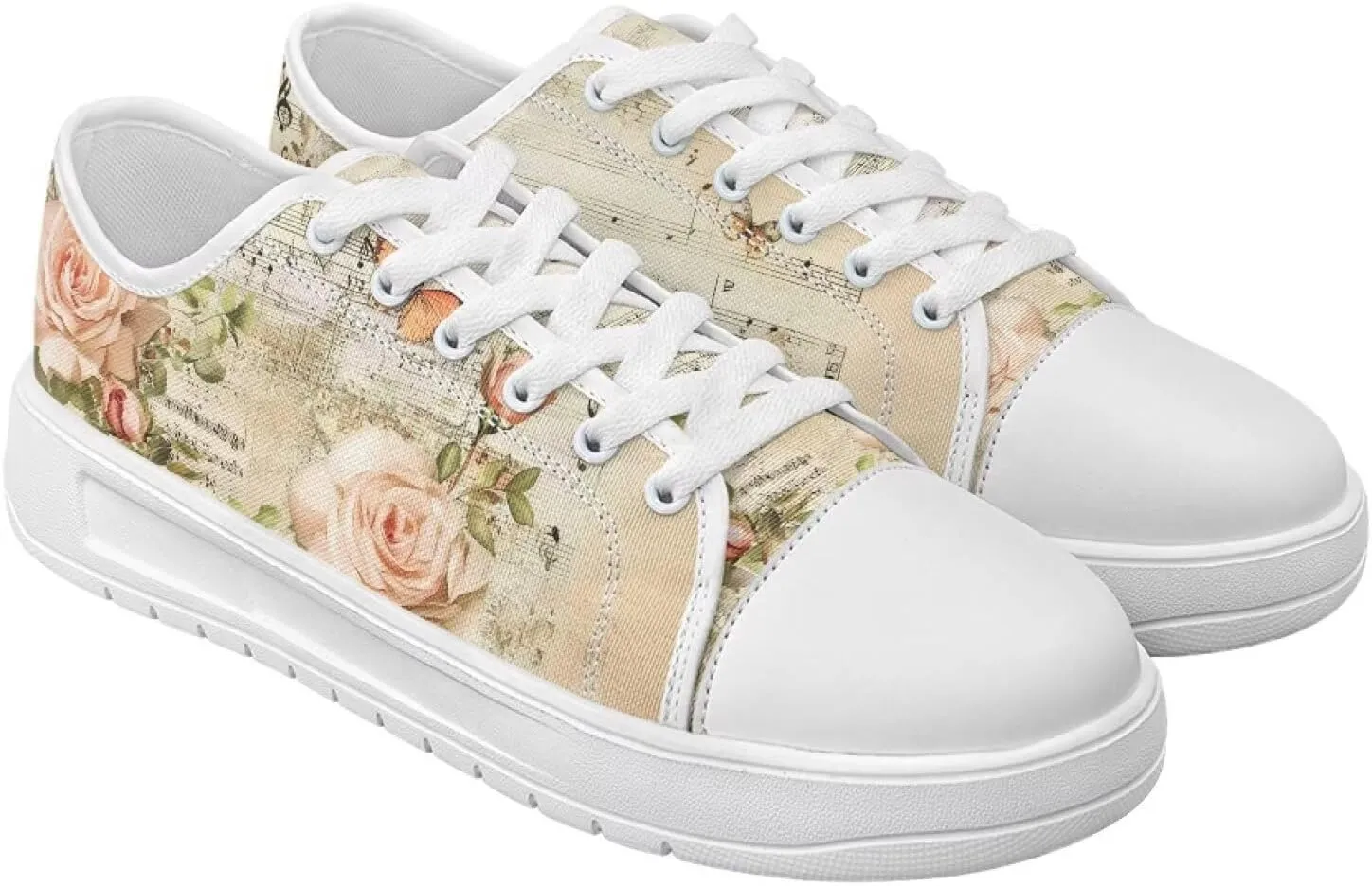 Women's Lace Up Low Top Canvas Shoes Fashion Casual Round Toe Sneakers Hands Free No Laces Barefoot Shoes US5.5-13.5