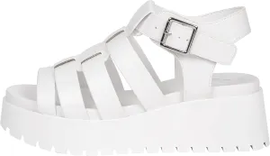 Women's Strappy Chunky Platform Sandals - Fashion Gladiator Sandals with Adjustable Buckle KAROL