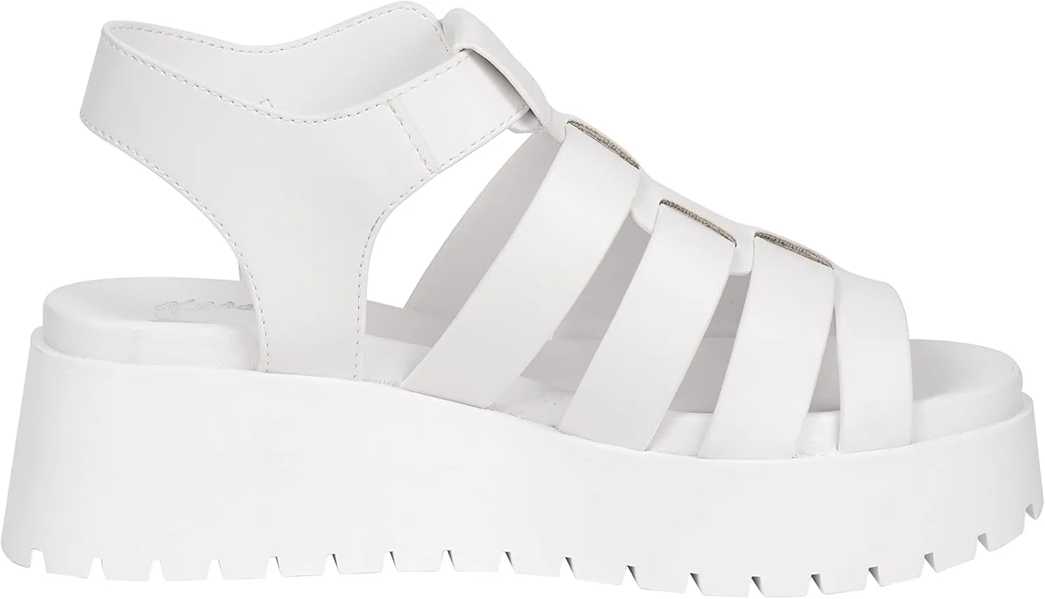 Women's Strappy Chunky Platform Sandals - Fashion Gladiator Sandals with Adjustable Buckle KAROL