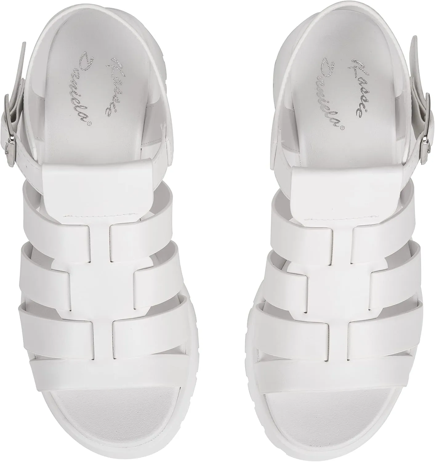 Women's Strappy Chunky Platform Sandals - Fashion Gladiator Sandals with Adjustable Buckle KAROL
