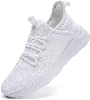 WYGRQBN Women's Walking Shoes Gym Fashion Running Sneakers Casual Sports Tennis Shoes White US Size8