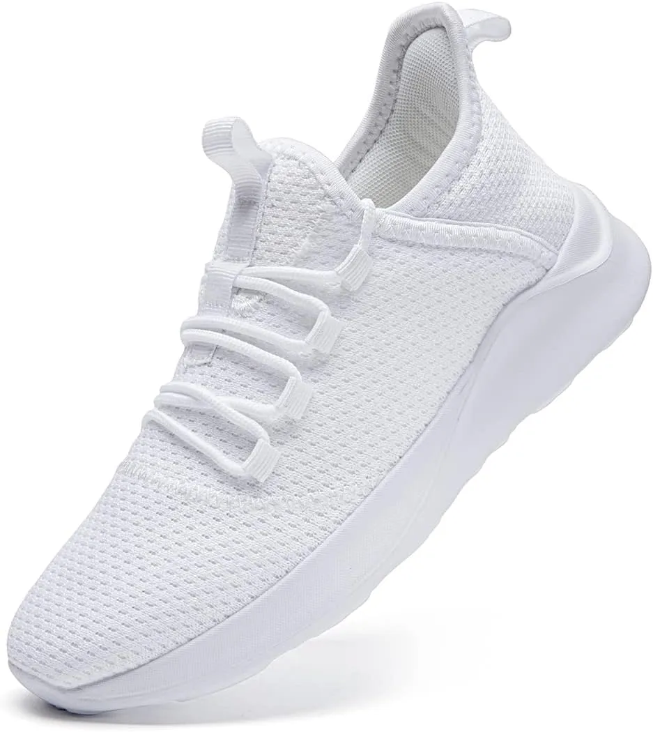WYGRQBN Women's Walking Shoes Gym Fashion Running Sneakers Casual Sports Tennis Shoes White US Size8