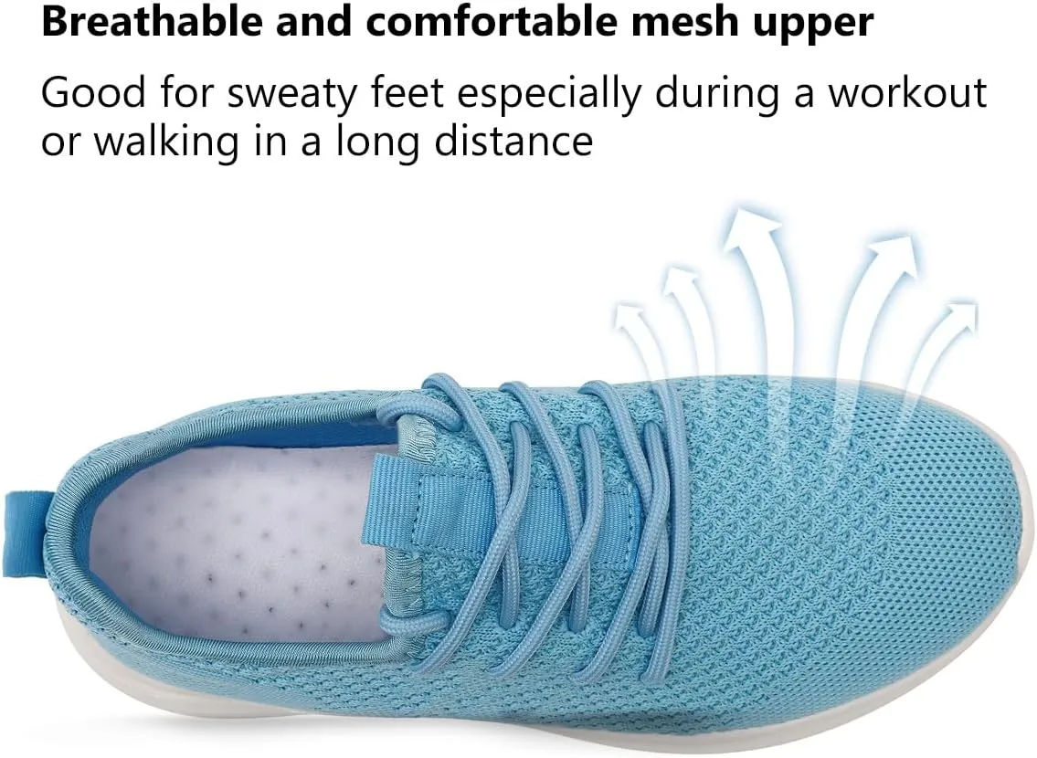 WYGRQBN Women's Walking Shoes Lightweight Tennis Fashion Sneakers Sports Workout Gym Shoes for Running