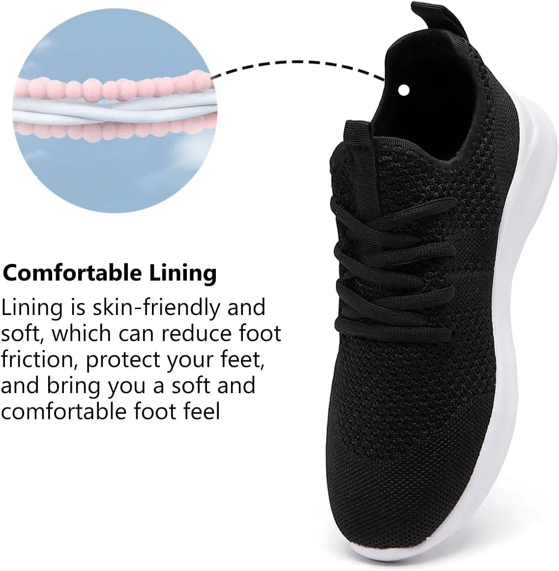 WYGRQBN Women's Walking Shoes Lightweight Tennis Fashion Sneakers Sports Workout Gym Shoes for Running
