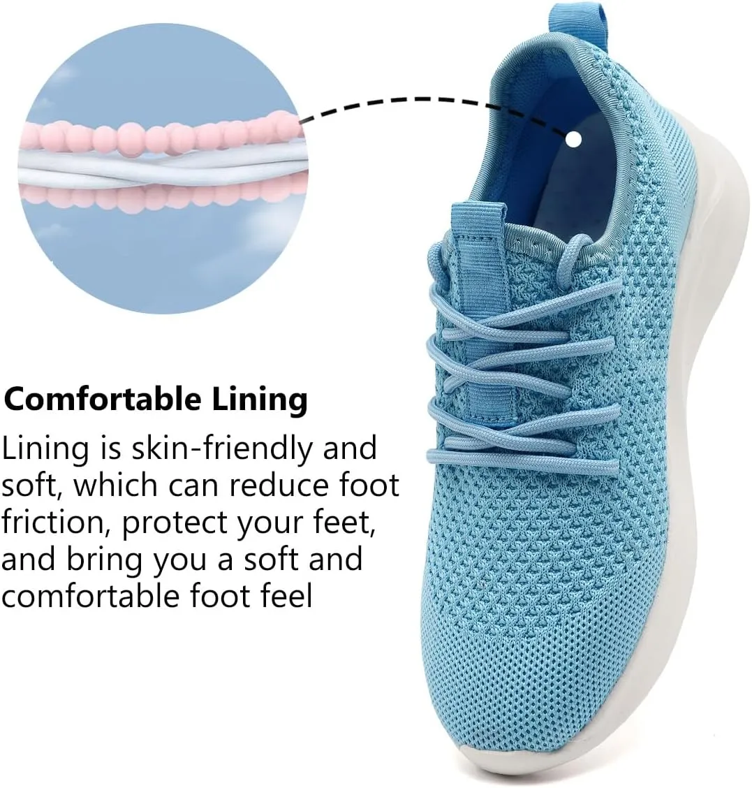 WYGRQBN Women's Walking Shoes Lightweight Tennis Fashion Sneakers Sports Workout Gym Shoes for Running