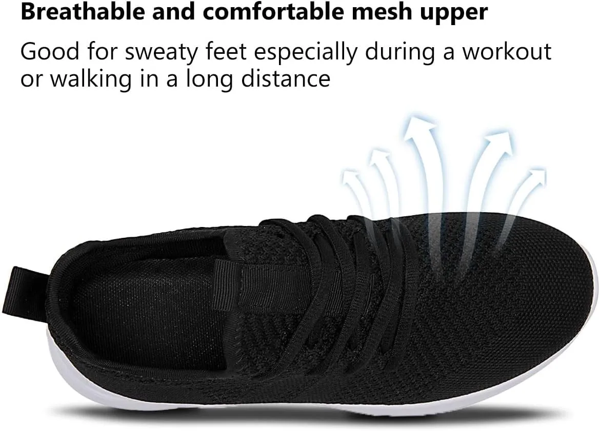 WYGRQBN Women's Walking Shoes Lightweight Tennis Fashion Sneakers Sports Workout Gym Shoes for Running