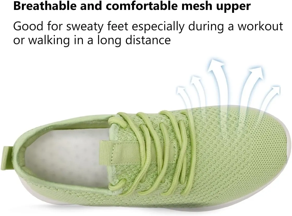 WYGRQBN Women's Walking Shoes Lightweight Tennis Fashion Sneakers Sports Workout Gym Shoes for Running