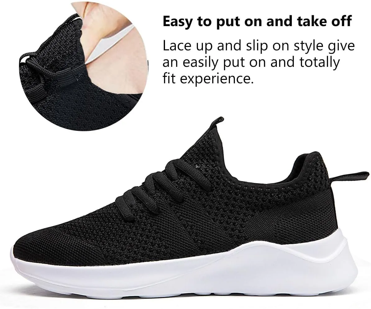 WYGRQBN Women's Walking Shoes Lightweight Tennis Fashion Sneakers Sports Workout Gym Shoes for Running