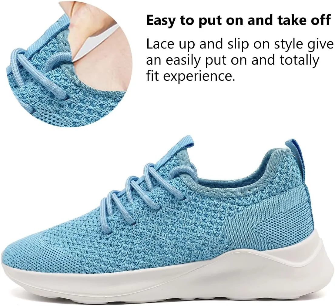 WYGRQBN Women's Walking Shoes Lightweight Tennis Fashion Sneakers Sports Workout Gym Shoes for Running