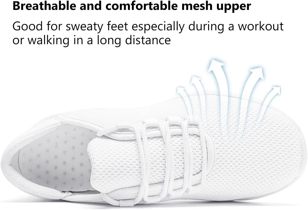 WYGRQBN Women's Walking Shoes Lightweight Tennis Fashion Sneakers Sports Workout Gym Shoes for Running