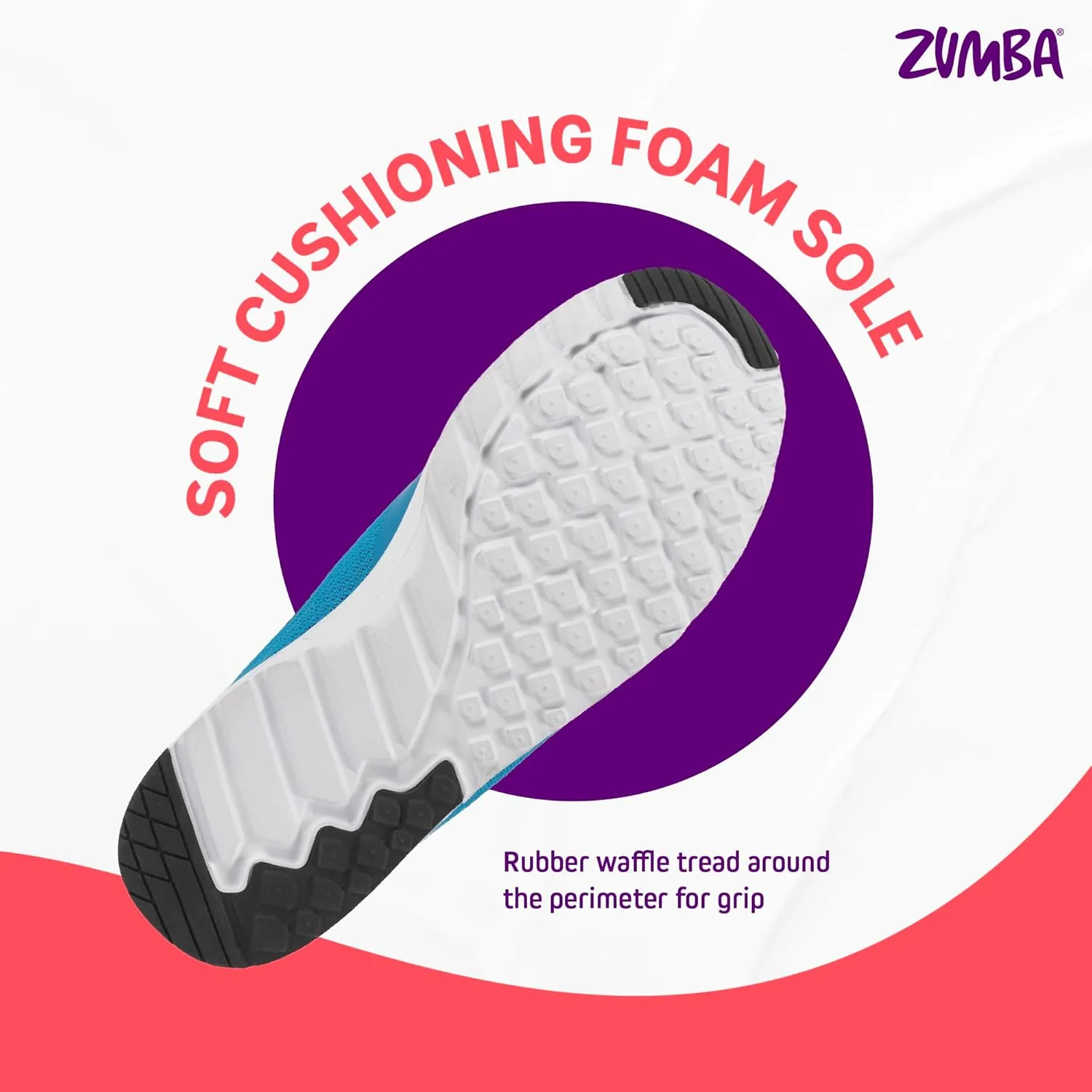 ZUMBA Air Funk Women’s Dance Shoes, Mid-Top Fitness Sneakers